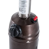 Outsunny 35” Outdoor Table Top Patio Propane Heater – Hammered Bronze(m-5)