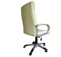 HomCom Synthetic Leather Computer Office Chair Cream - 3462(m-3)