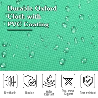 Outsunny Single Person Wide Folding Camping Cot Portable Outdoor Military Sleeping Bed w/ Carry Bag(m-6)