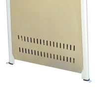 Outsunny 90" Stainless Steel Pyramid Patio Heater with Wheels(m-8)