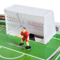 Soozier 37” Portable Mini Foosball Table Tabletop Soccer Game for Kids Sportcraft Football Table - Green/White(m-12)