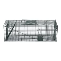 Pawhut 37" Humane Cage Live Small Animal Trap - Green(m-4)