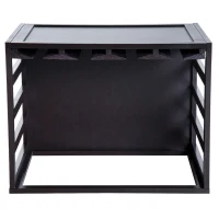 HomCom Modern Wood Tabletop Stemware Rack - Holds 20 Wine Glasses(m-5)