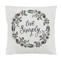 Stratton "Live Simply" Pillow(m-1)