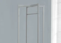 Monarch 72" Contemporary Modern Metal Framed Free Standing Coat Rack - Silver Finish(m-3)