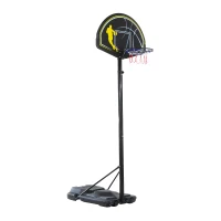 HomCom Height Adjustable 28" Backboard Portable Basketball Hoop System(m-1)