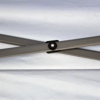 Open Box Outsunny Canopy Tent 10x20 Easy Pop Up Canopy Party Tent with 2-Tier Roof - Blue(m-8)