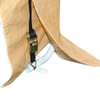 Outsunny 17' x 10.5' Heavy Duty Outdoor Carport Canopy Tent - Beige(m-9)
