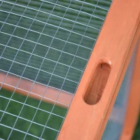 PawHut 62" Wooden Outdoor Rabbit Hutch with Detachable Run and Elevated Main House(m-13)