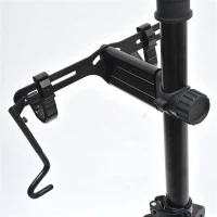 Aosom 63" Free Standing Tripod Gravity Dual Bike Storage Rack Repair Stand - Black(m-2)