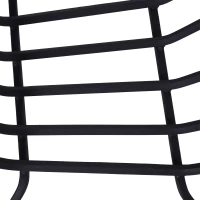 Outsunny Firewood Log Grate for Indoor Wood Burning Fireplace  Steel  7-Bar  21" L(m-7)