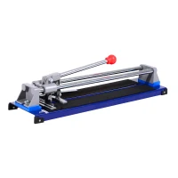 HomCom 32” Heavy Duty Ceramic Tile Cutter - Blue/Red(m-1)