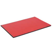 Soozier 6'x4' Roll Out Cheer Tumbling / Wrestling Mat - Red(m-2)