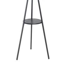 HOMCOM 71" Metal Freestanding Modern Tree Branch Coat Rack - Black(m-10)