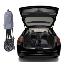 Collapsible Garden Cart Aosom Tailgate Wagon Heavy Duty All Terrain Cart Utility Car Tailgating Gear Wagon 265lbs Capacity Grey(m-9)