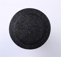 Soozier 6" x 36" Black Round Yoga Extra-Firm High Density Foam Roller(m-2)