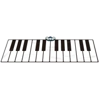 Qaba Kids Gigantic Piano Play Mat w/Sound(m-1)