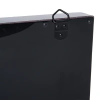 HomCom LED Lighted Make-Up Vanity Mirror - Black(m-10)