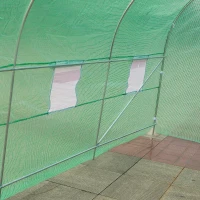 Outsunny 15' x 7' x 7' Outdoor Portable Walk-In Greenhouse with Windows(m-7)