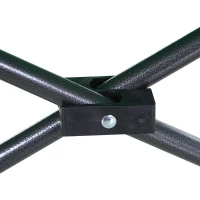 Outsunny Single Person Wide Folding Camping Cot Portable Outdoor Military Sleeping Bed w/ Carry Bag(m-11)