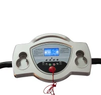 Soozier 1100W Portable Motorized Folding Treadmill Fitness Running Machine with LCD Display(m-4)