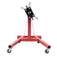 HomCom 2000 lb Engine Stand w/ Rotating Head - Red(m-2)