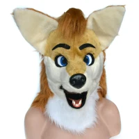 HomCom Cartoon Fox Costume Mouth Mover Hood(m-1)