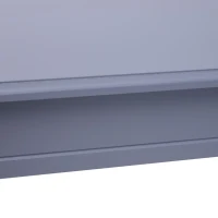 HomCom 40"W Modern Country Pine 3 Tier Wooden Entryway Console Table - Grey(m-11)