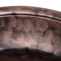 Outsunny Outdoor Copper Color Large Fire Pit w/ Durable Construction for Patio/Backyard(m-9)