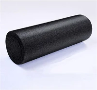 Soozier 6" x 36" Black Round Yoga Extra-Firm High Density Foam Roller(m-1)