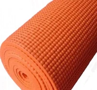 Soozier 74" x 24" x 1/4" Thick Non-Skid Yoga Mat w/ Carrying Bag - Orange(m-5)