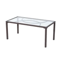 Outsunny 4-Piece Outdoor Rattan Wicker Loveseat and Chair Set(m-3)