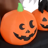 HOMCOM 8’ Lighted Inflatable Outdoor Halloween Yard Decoration - Spooky Dead Tree(m-8)