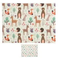 Qaba Kid's Play Mat with Reversible and Foldable Design, 78.75"L x 59"W x 0.5"T(m-1)