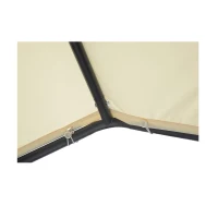 Outsunny 11.5' x 11.5' Carport Canopy Tent with Metal Frame and Cloth Cover(m-4)