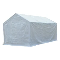 Outsunny 10' x 20' Multi-Purpose Convertible Carport / Event Canopy Tent - White(m-6)