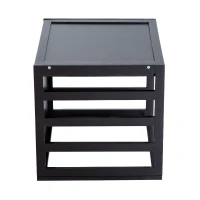 HomCom Modern Wood Tabletop Stemware Rack - Holds 20 Wine Glasses(m-6)