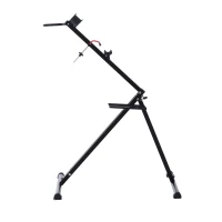 Aosom 47" Portable Folding Bike Repair Work Stand Rack - Black(m-4)