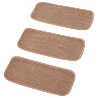 PawHut 3-Step Pet Stairs for Dogs and Cats with Built-in House and Nonslip Carpet, Brown(m-9)