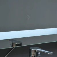 HomCom Modern Touch Activated MUA 36" Illuminated Mounted Bathroom Wall Mirror Defogger - Clear(m-13)