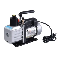 HomCom Single-Stage 7 CFM Rotary Vane HVAC Refrigerant Handheld Vacuum Pump(m-1)