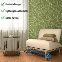 Soozier Foldable Small Exercise Trampoline with 3-Level Adjustable T-Bar for Adults and Children - Blue and Black(m-5)