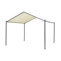 Outsunny 11.5' x 11.5' Carport Canopy Tent with Metal Frame and Cloth Cover(m-1)