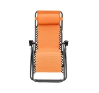 Outsunny Reclining Zero Gravity Chair - Orange(m-2)