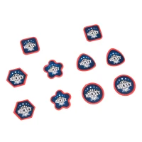 Soozier 40" Mini Ice Hockey Table Tabletop Game for Kids Sportcraft Air Hockey Table - White/Blue(m-9)