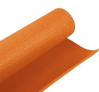 Soozier 74" x 24" x 1/4" Thick Non-Skid Yoga Mat w/ Carrying Bag - Orange(m-3)
