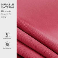 Outsunny Patio Awning Canopy Retractable Deck Door Outdoor Sun Shade Shelter(m-7)