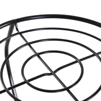 Outsunny 4-Tier Folding Flower Pot Stand Display Table for an Elegant Indoor/Outdoor Decorative Touch(m-12)