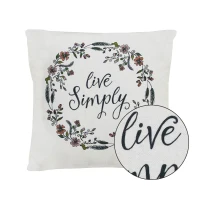 Stratton "Live Simply" Pillow(m-3)