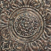 Stratton Rustic Bronze Medallion Wall Decor(m-3)